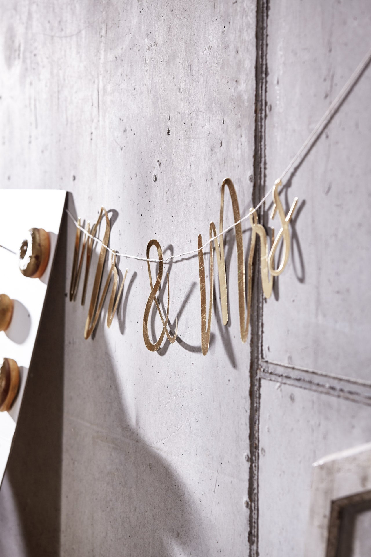 1 Mr & Mrs Schriftzug