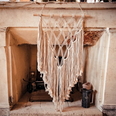 1 Wandbehang Makramee Stil