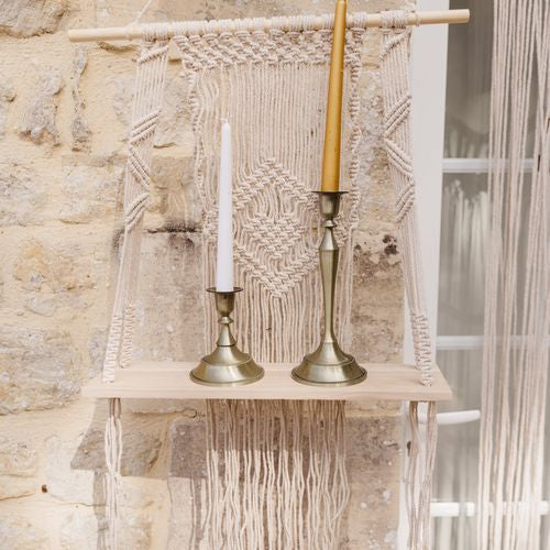 1 Etagere Makramee Stil