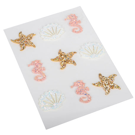 9 Aufkleber Mermaid