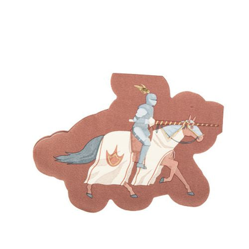 16 Servietten Ritter