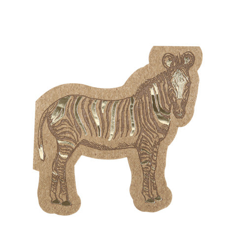 16 Servietten Zebra Safari