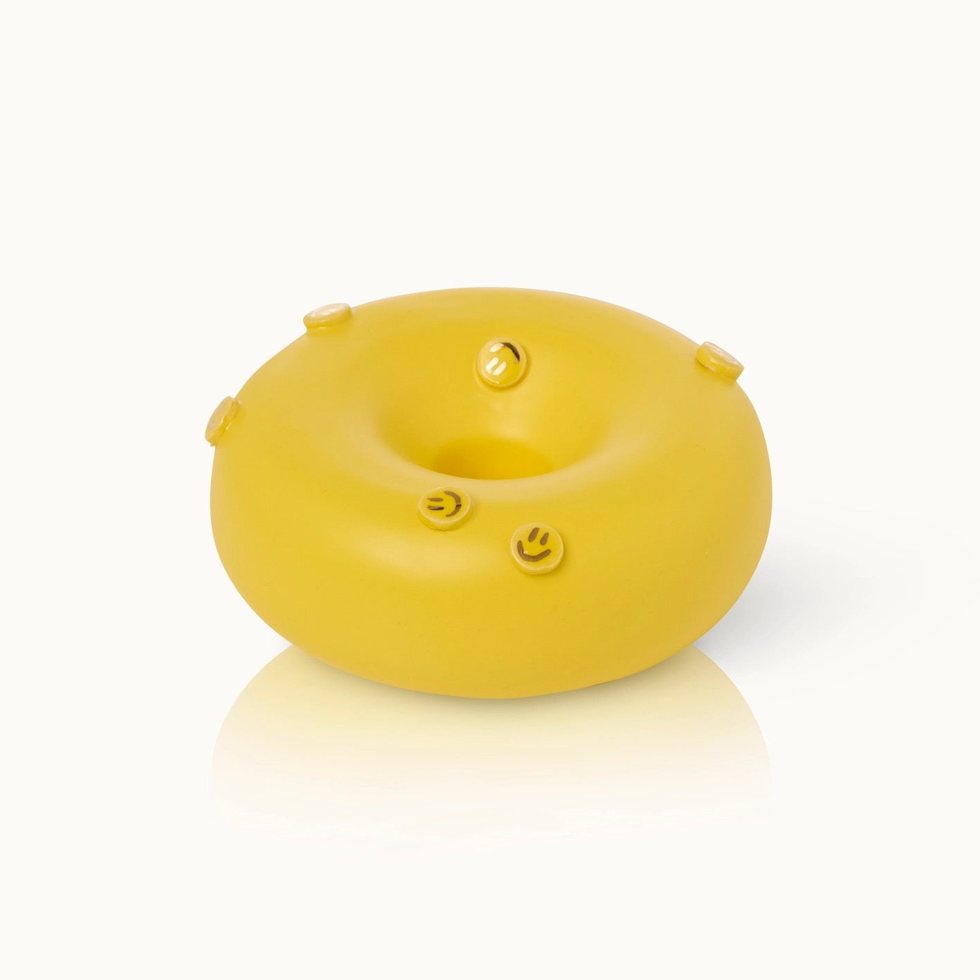 1 Kerzenhalter Donut Smiley
