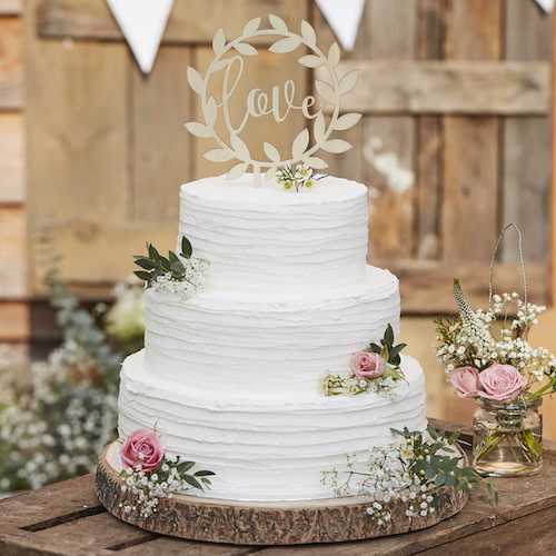 1 Cake Topper Love
