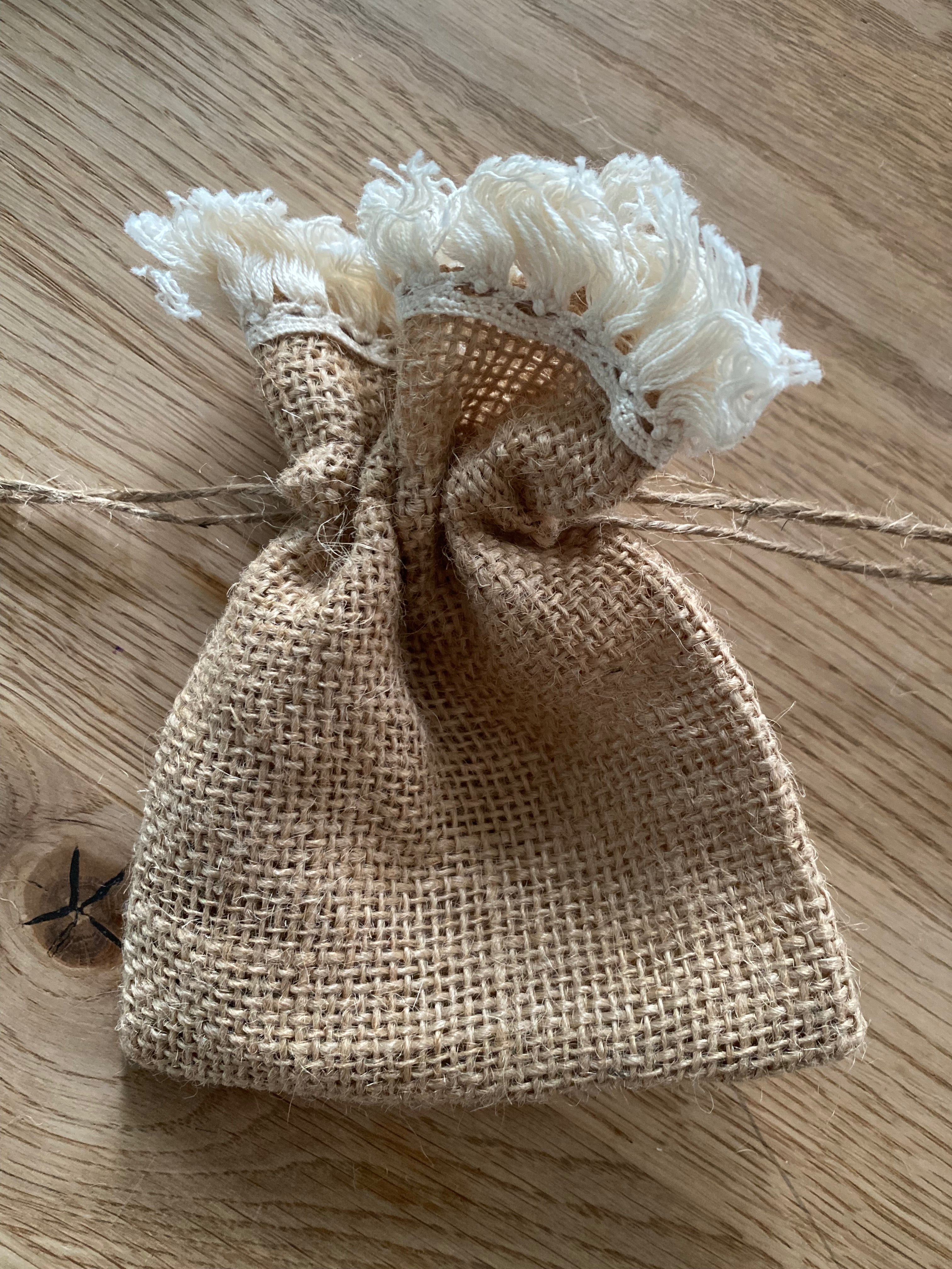 5 Jute Säckchen