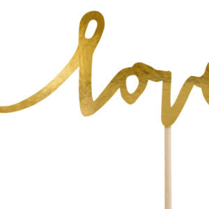 6 Cupcake Topper yum love sweet