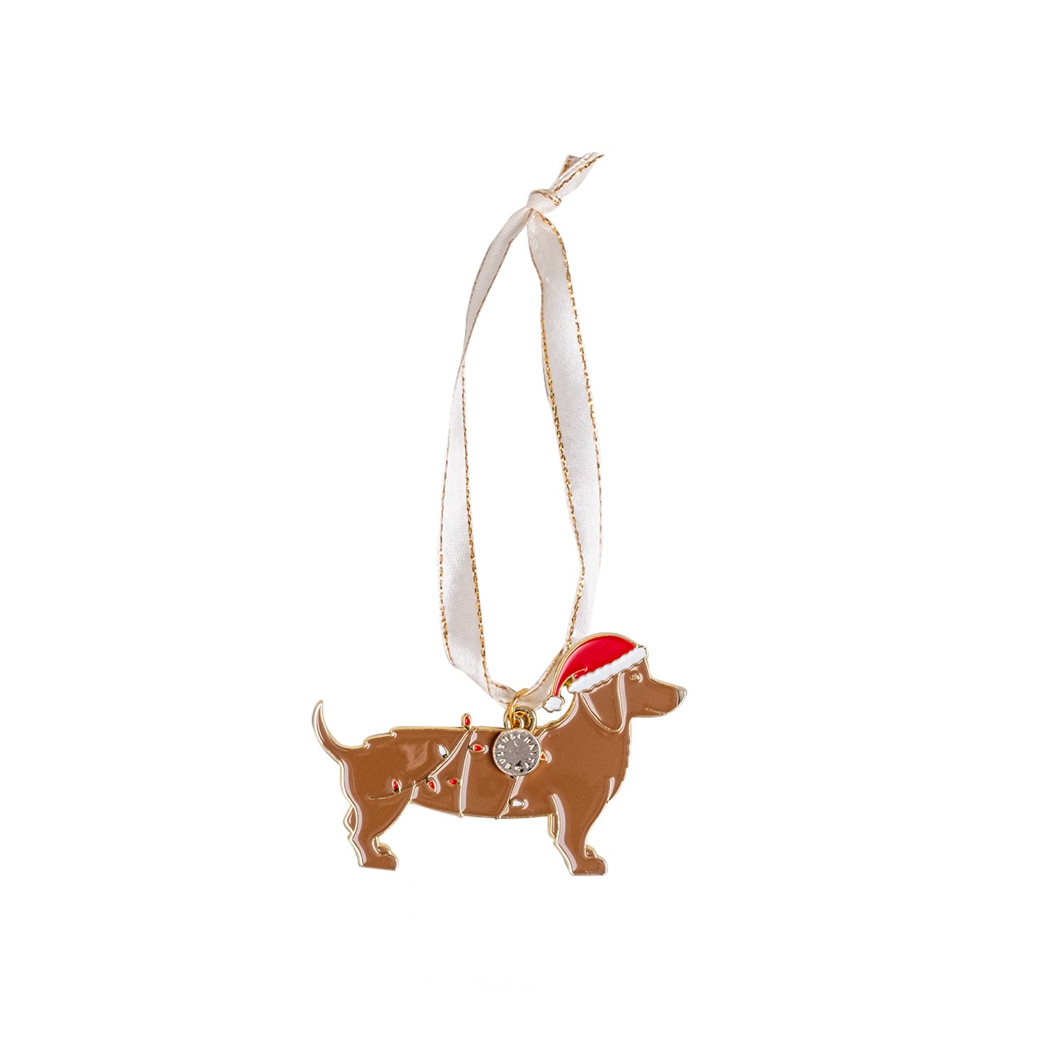 1 Baumschmuck Weihnachtsdackel