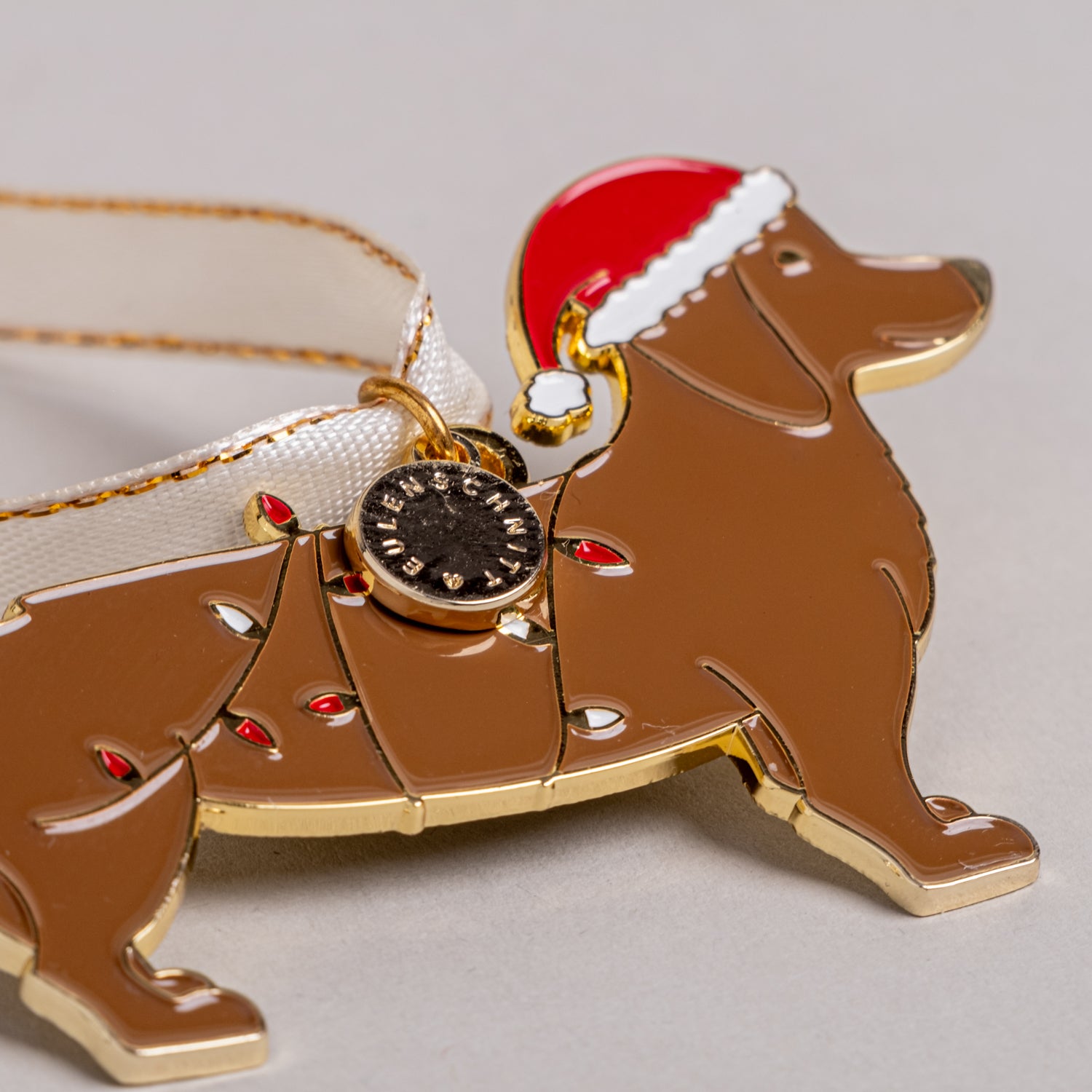 1 Baumschmuck Weihnachtsdackel