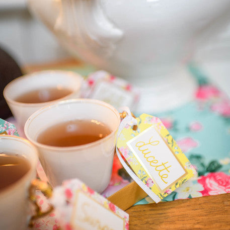 12 Anhänger TeaTime