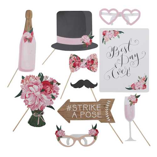 10 Photo Booth Accessoires