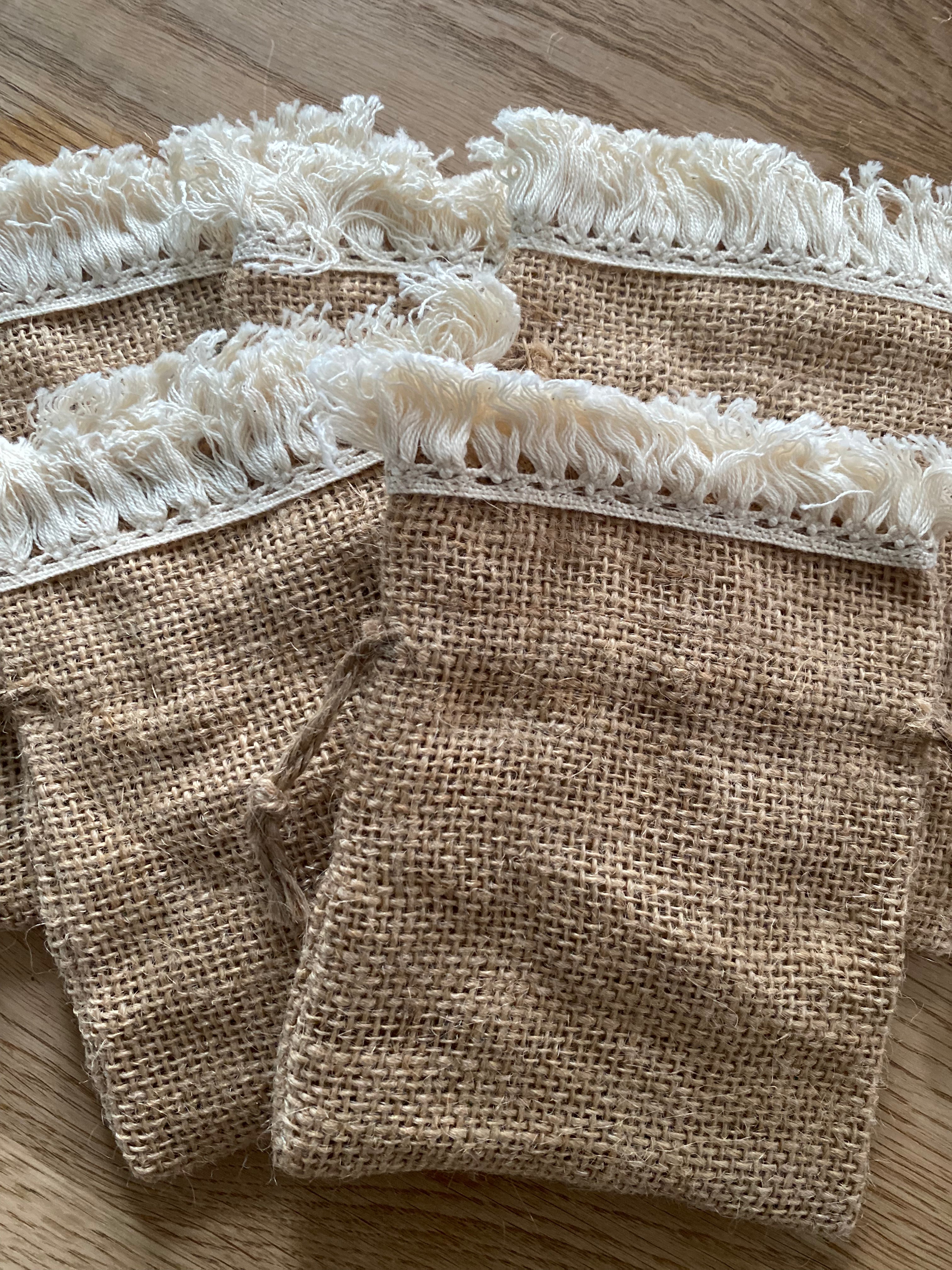 5 Jute Säckchen