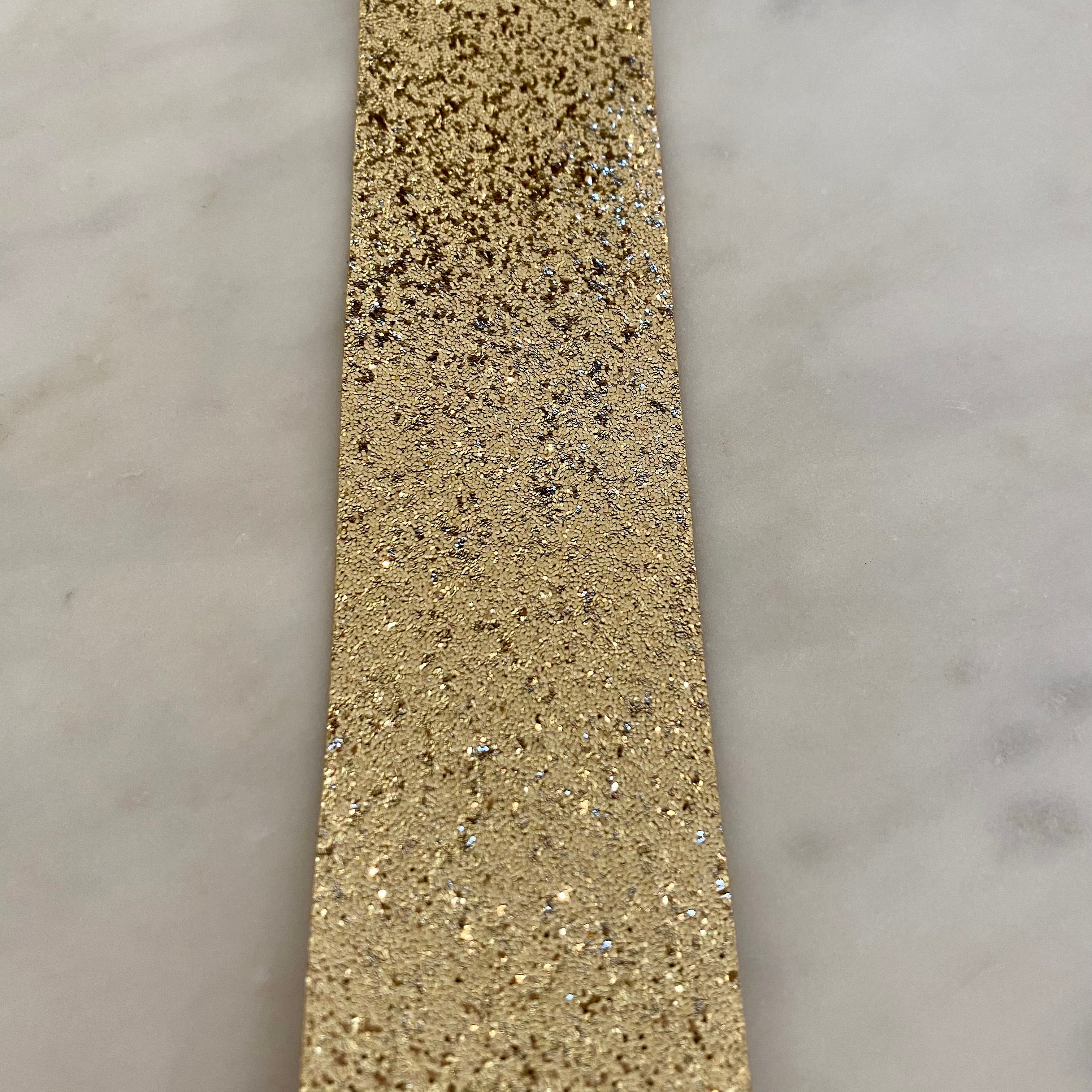 1 Dekoband Goldglitter