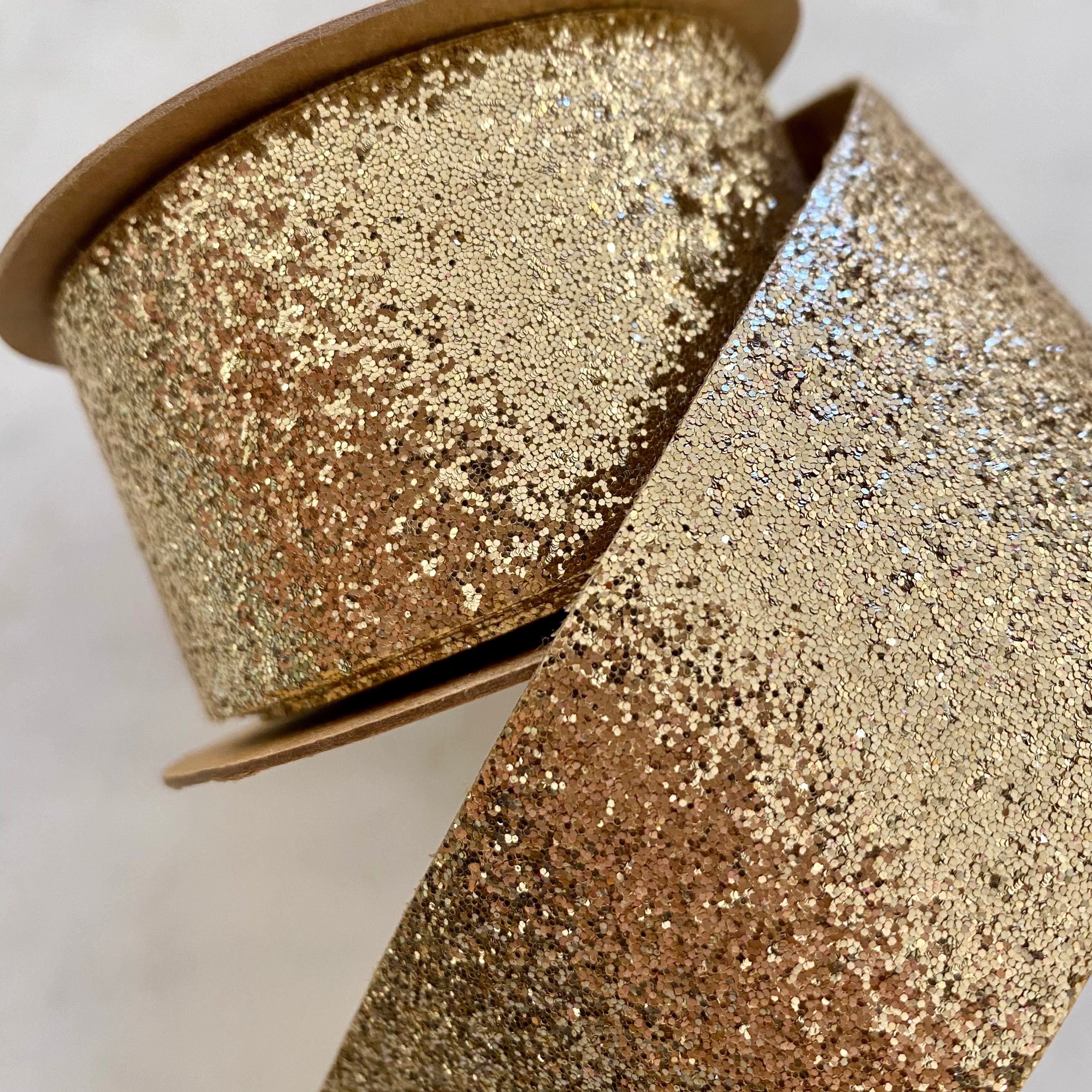1 Dekoband Goldglitter