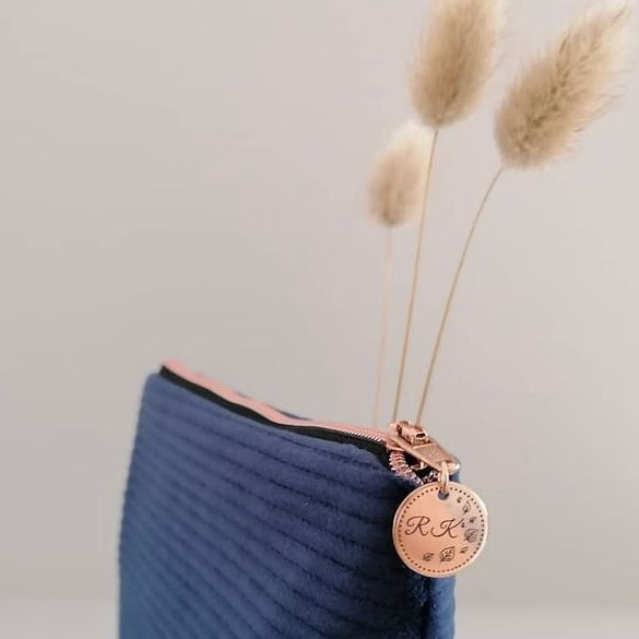 1 RK´s Cord Täschchen Blau