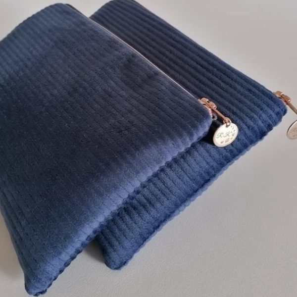 1 RK´s Cord Täschchen Blau