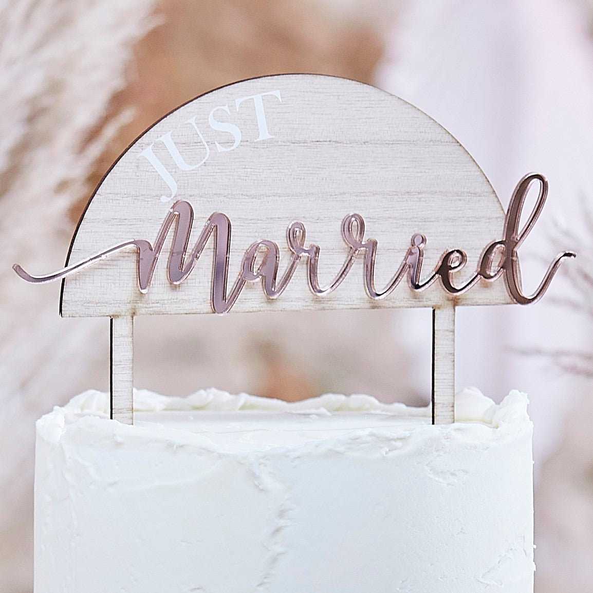 1 Cake Topper Just Married