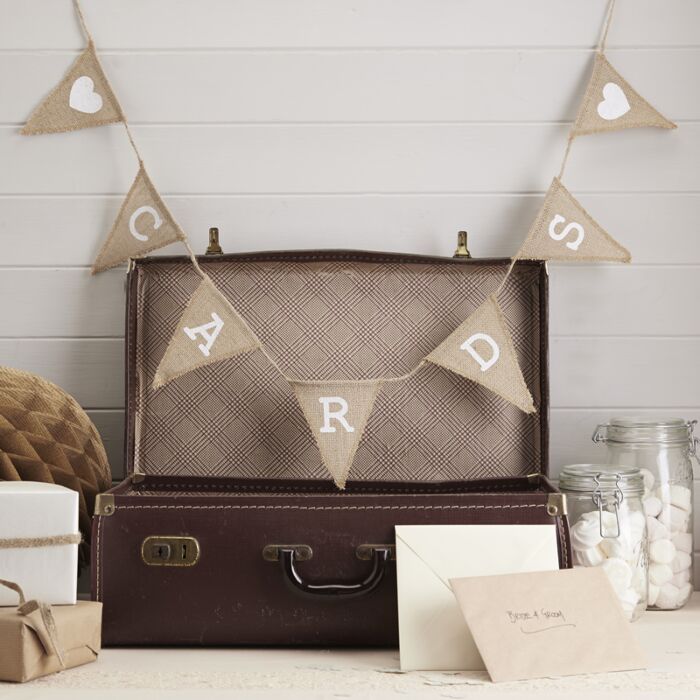 1 Jute Girlande Cards